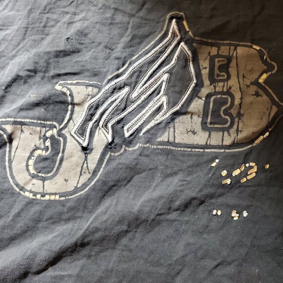 Old Retro Johnny Blaze XL T-shirt used grunge distressed style black tee Men - Picture 2 of 15